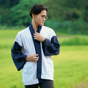 Eyelet Pocket Kimono - image