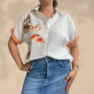 Dancing Trio Polo Blouse - image