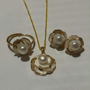 Freshwater pearl set 400 - image