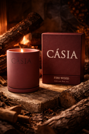 CASIA Firewood scented soy candle - image