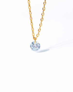 Float Diamond Necklace - image