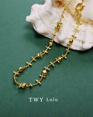 Gorlia Gold Chain Bracelet 18k Gold Plating - image