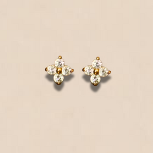 S925 Four Leaf Clover Earrings | SA3 Hamidah’s Pearl PH - image