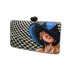 Handpainted Clutch Bag - image