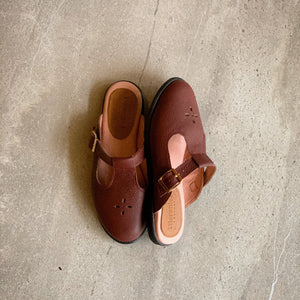 Antonette Mules in Burgundy - image