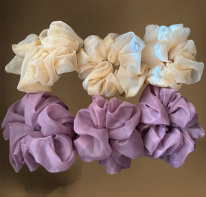 Fluffy scrunchies - image