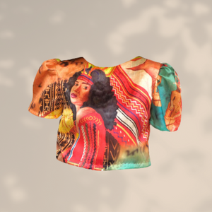 Mamiyo Slub Silk Kimona Blouse - image