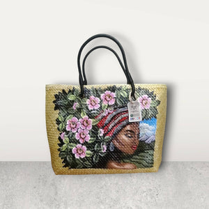 Hand-painted native karagumoy bag - Ifugao Culture Design - image