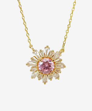 Firework Zircon Necklace - image