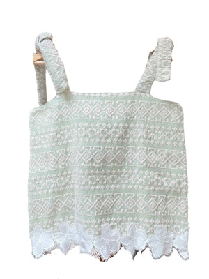 Neri Top in Light Green - image