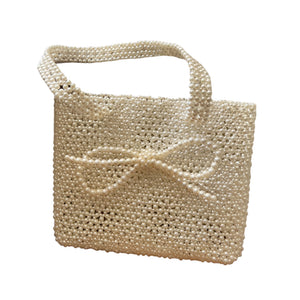 Kelly Ribbon Beaded Mini Tote Bag - image