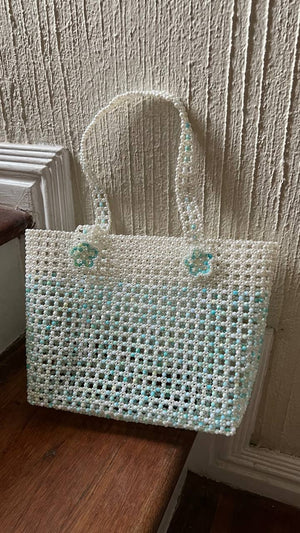 Mia Beaded Tote Bag - image