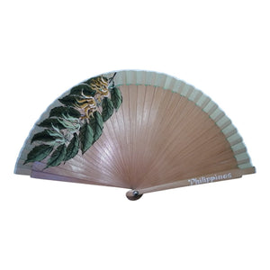 hand-painted Spanish wooden abanico - image