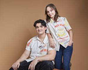 Swan Orange White Polo - image