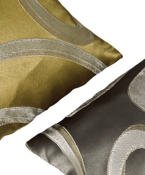 Taupe Swirl Accent Pillow - image