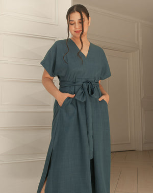 Via Linen Dress - image