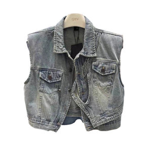 Skye Denim Vest - image