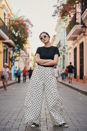 Maddie Polka Dot Pants - image