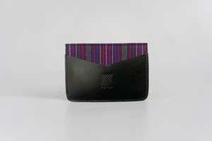 Kalinga (Purple) Leather Card Holder - image