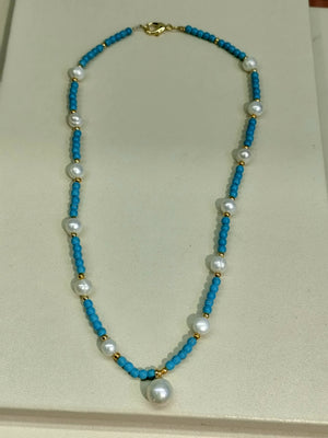 Gem Stone Necklace-Shanny - image
