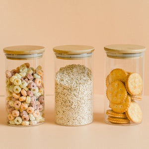 Bamboo Glass Containers - image