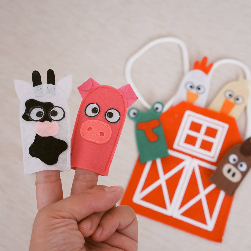 Farm Animals Finger Puppets | Shop Slow Fashion & Sustainable Items ...