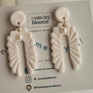 Carol Clay Earrings - image