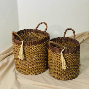 Abaca Basic Basket with Handles - image