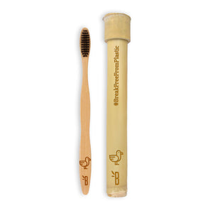 Plantable Toothbrush in Bamboo Casing - image
