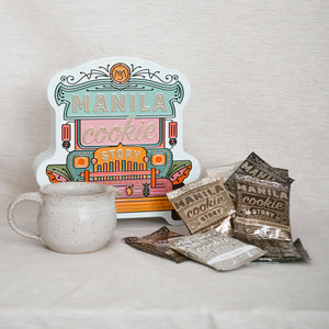 White Jeepney Gift Tin Cookies - image
