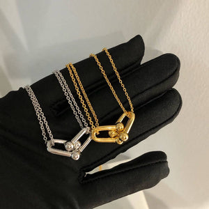Double U necklace - image