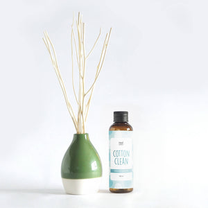 Real Scents Cotton Clean Reed Diffuser Set - image