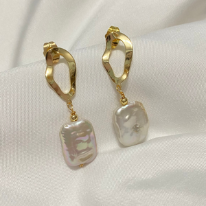 Lydia Freshwater Pearl Earrings - image