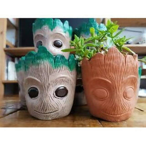 Handcrafted Terracotta Clay pots for indoor plants - image