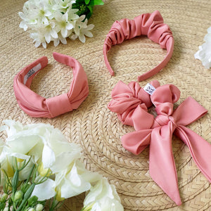 (PRE-ORDER) Rose Headbands and Scrunchie Set - image