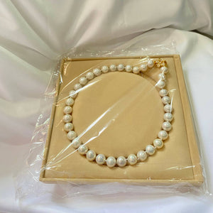 13 mm Round High Quality Freshwater Pearl Necklace - image