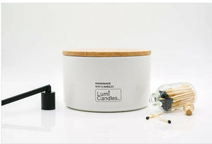 Fresh Bamboo Scented Soy Candle (800 ml) - image