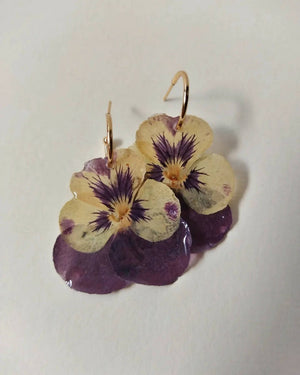 Viola Flower Hoop - image