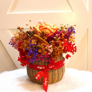 Merry Moments: Sangria Flower Basket - image