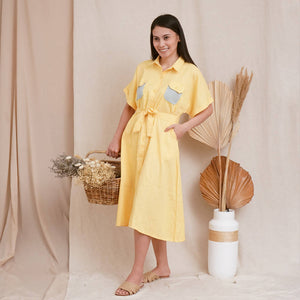 Lana Dress in Yellow - image