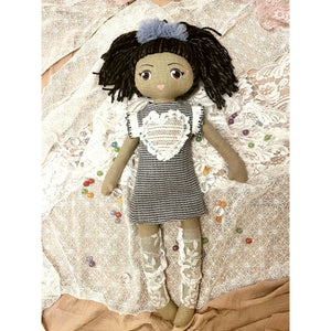 I Heart You Handmade Hemp Doll - image
