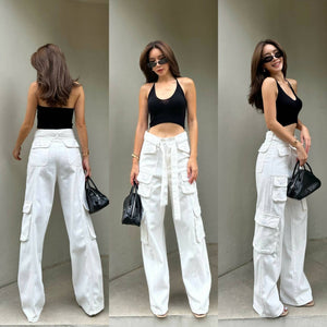 Alessa Cargo White in Large - image