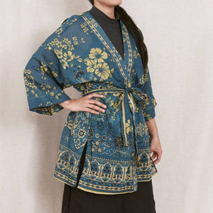 Vintage Cotton Kimono - image