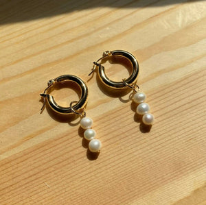 Stella Freshwater Pearl Clip Dangling - image