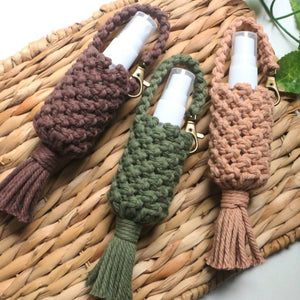 Alex Macrame Alcohol Holder - image