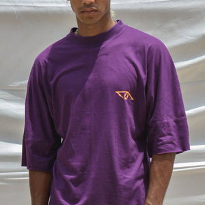 Dub Hem Tee | Purple - image