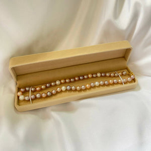 9 mm Mixed Round Freshwater Pearl Necklace - image
