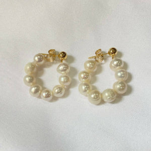 Lillian Freshwater Pearl Earrings - image