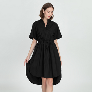 Tie Waist Shirt Dress - image