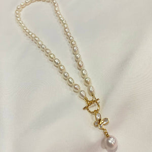 Butterfly Freshwater Necklace - image